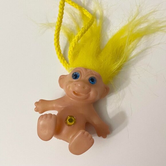 Vintage Troll Doll Necklace Made in Korea Collectible Toy - Picture 14 of 16